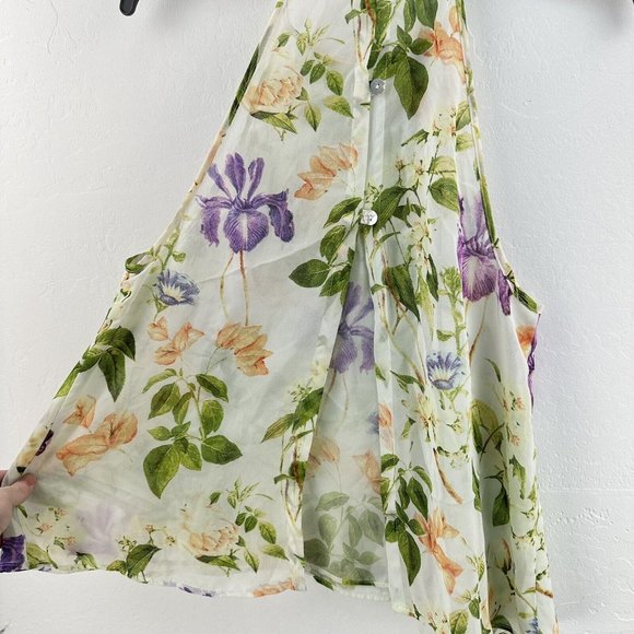Show Me Your Mumu Split Back Halter Tank Cami Womens S Floral‎ Open - Picture 7 of 7